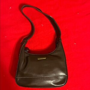 Nine West Brown Leather Shoulder Bag